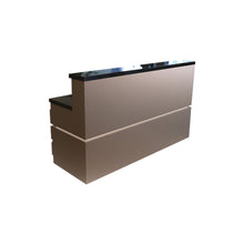 Load image into Gallery viewer, Innov Line Collection Reception Table 02 Bronze Gold Front Perspective