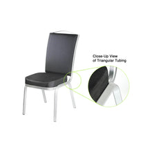 Load image into Gallery viewer, Novox Banquet Chair Edge Collection Triangular Tubing