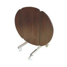 Load image into Gallery viewer, Novox Room Service Trolley Dual-Fold Perspective Open Full Folded