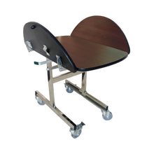 Load image into Gallery viewer, Novox Room Service Trolley Tri-Fold Wood Grain Perspective Flaps Up