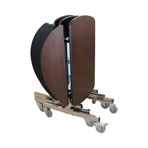 Novox Room Service Trolley Dual-Fold Perspective Nested