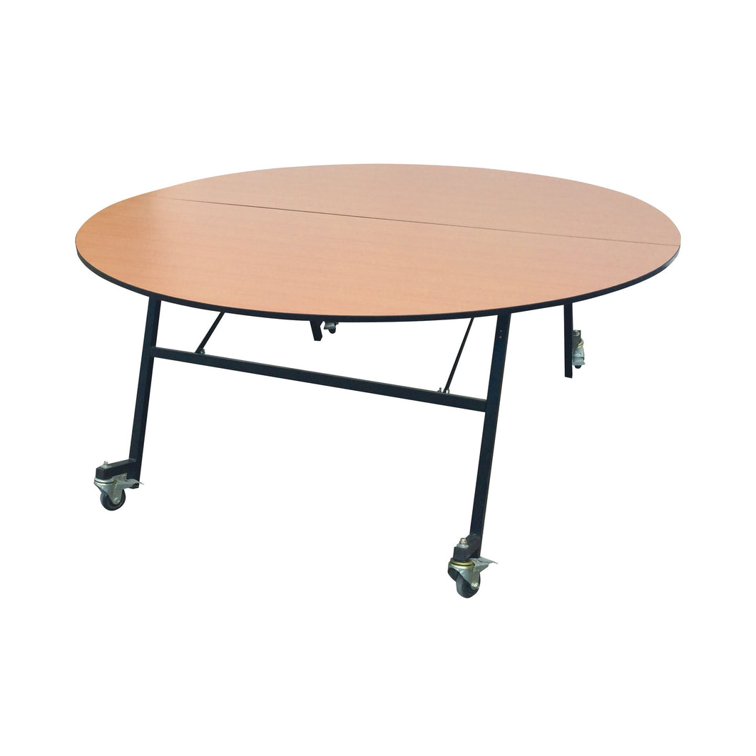 Novox Vidal Fold & Roll Banquet Table Round Perspective Open